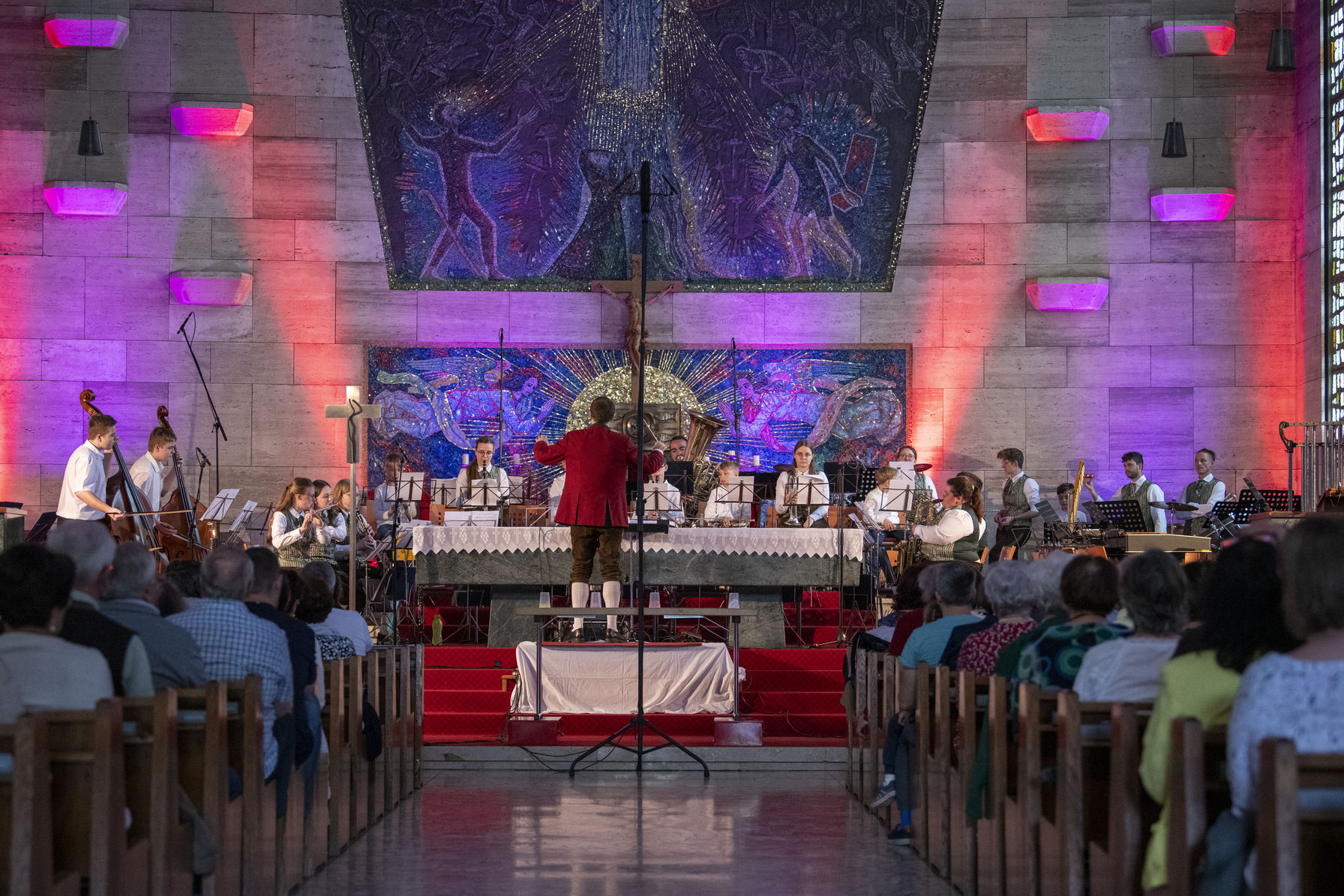 Bild von der Marktkapelle Bad Schallerbach beim Kirchenkonzert 2024